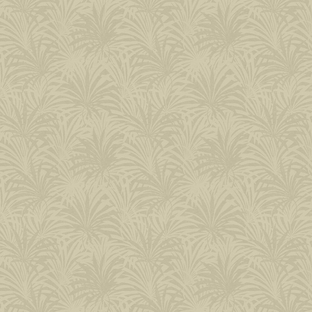 Palm Leaf Wallpaper - Beige - by Albany