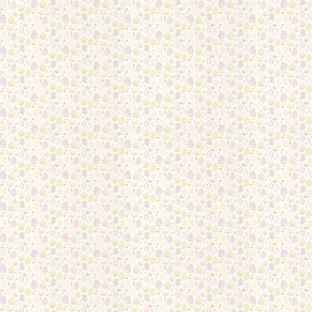 All Over Jungle Wallpaper - Pink - by Casadeco