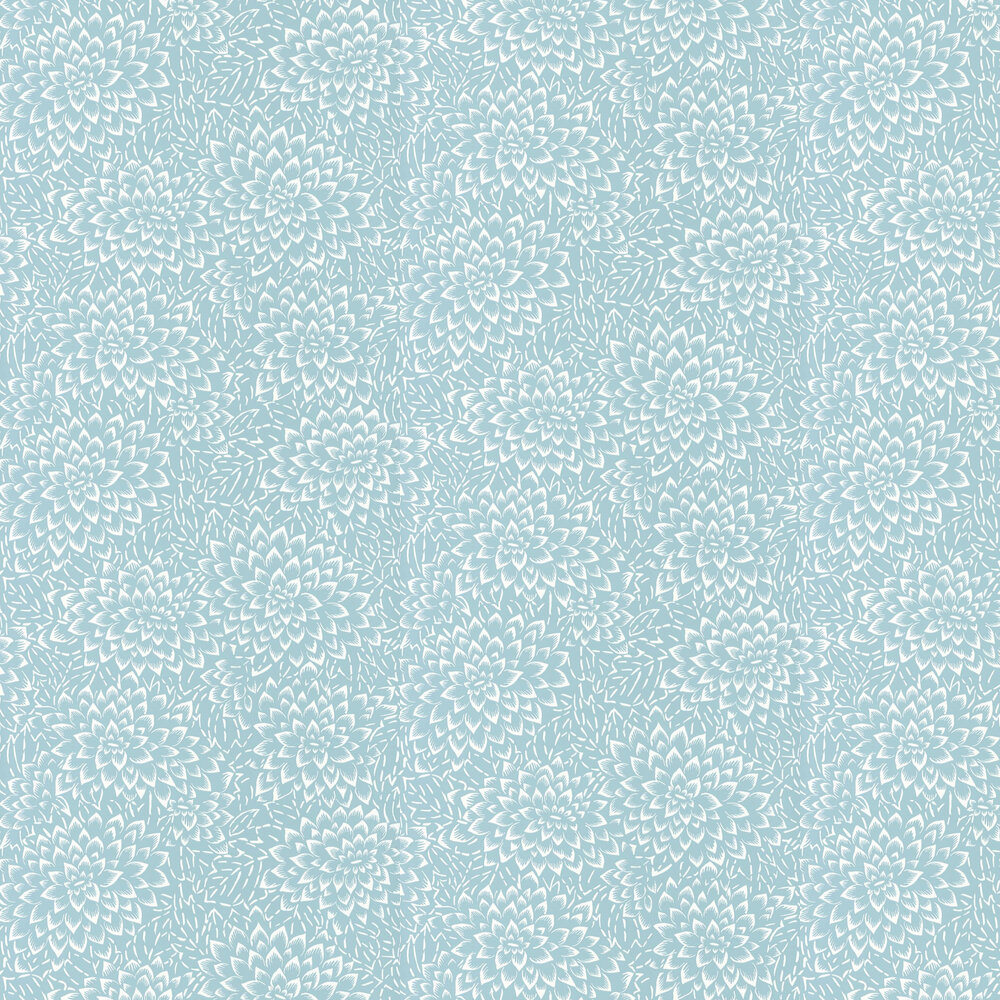 Hana Wallpaper - Pale Blue - by Caselio