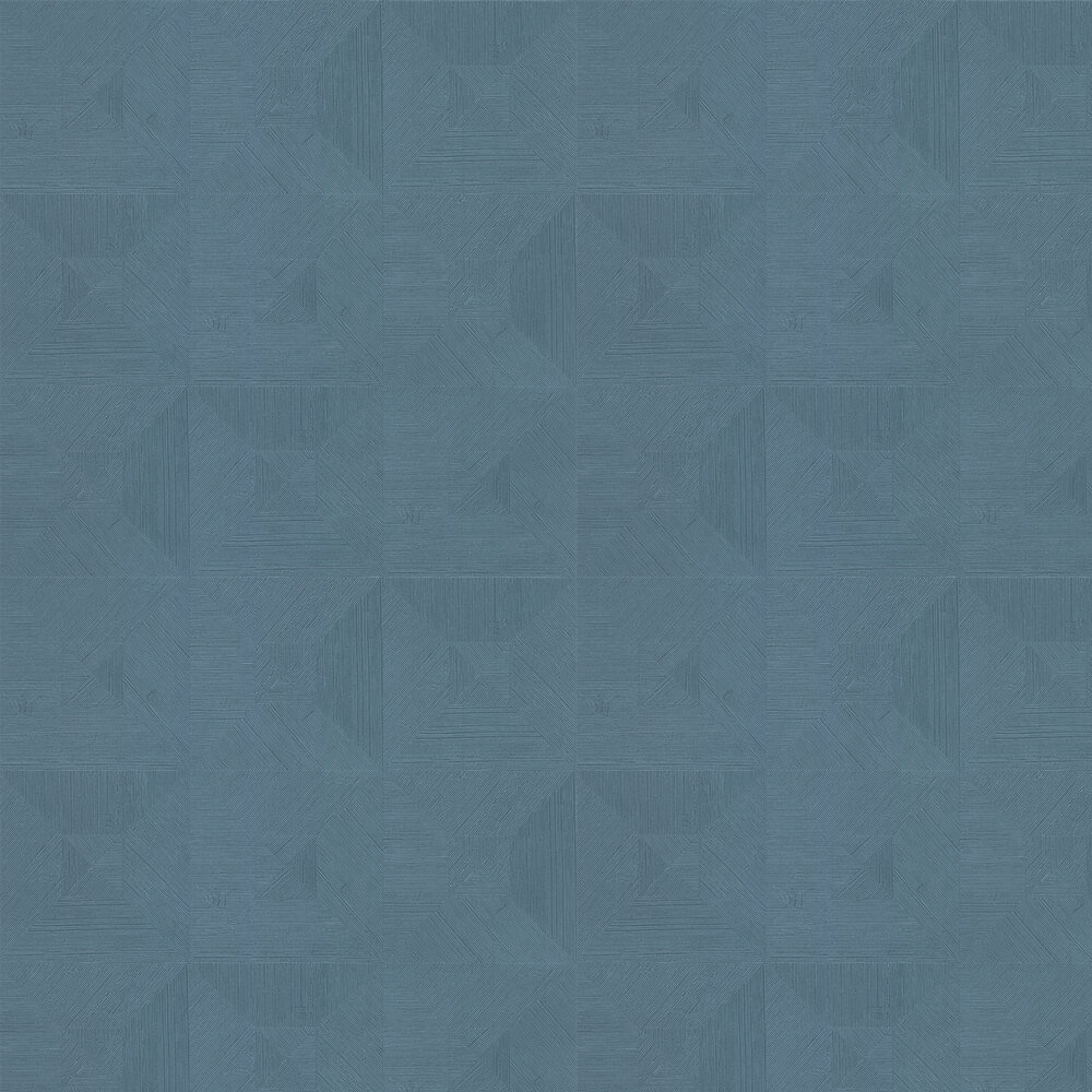 Squared Wallpaper - Teal - by Arte