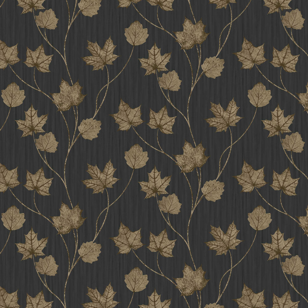 Maple Wallpaper - Black - by Albany