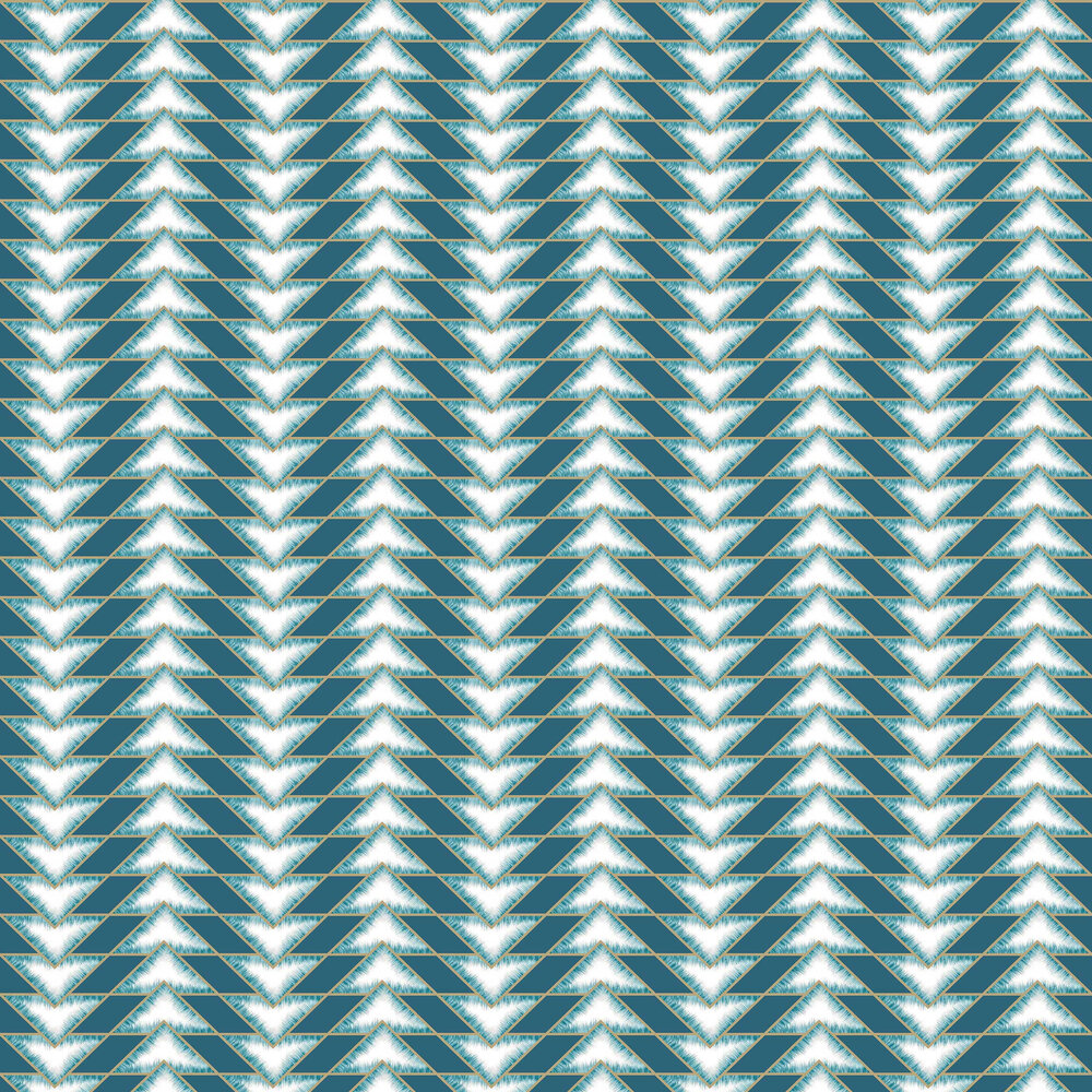 Eiger Wallpaper - Teal - by Albany