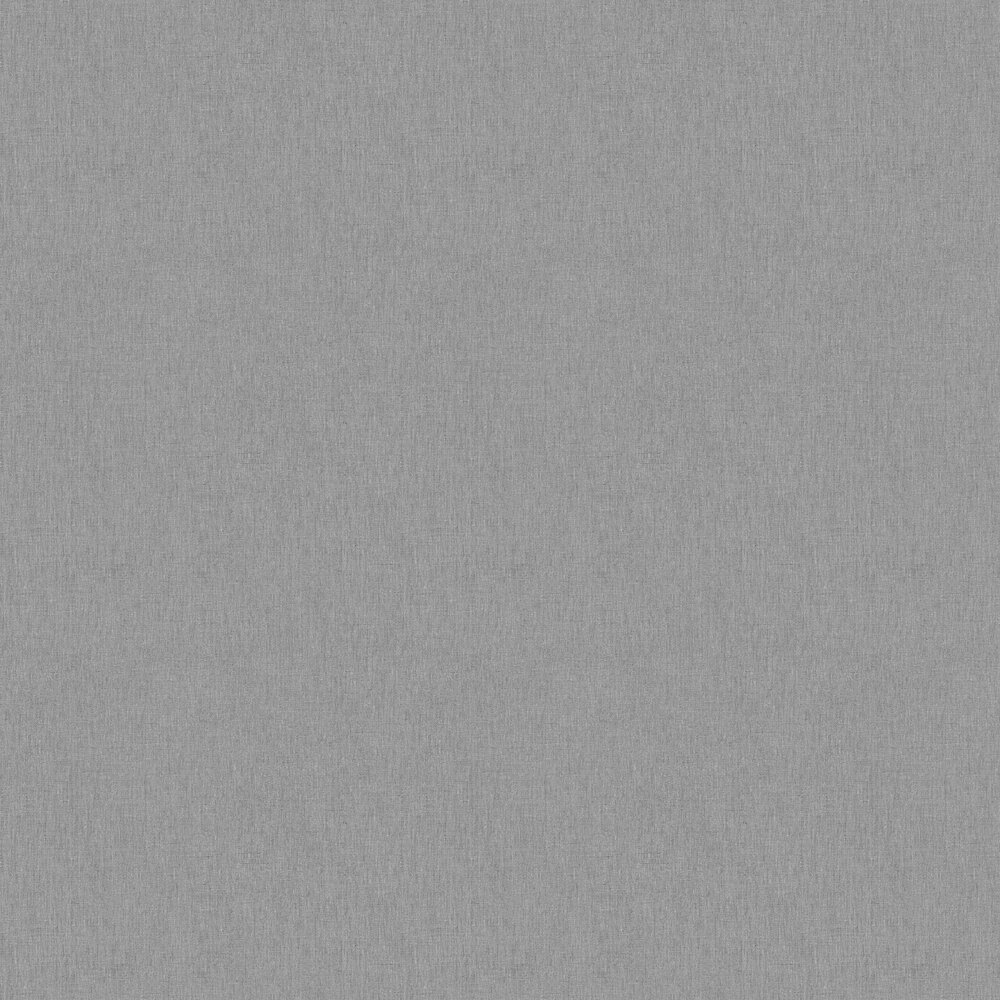 Linen Wallpaper - Dark Grey - by Caselio