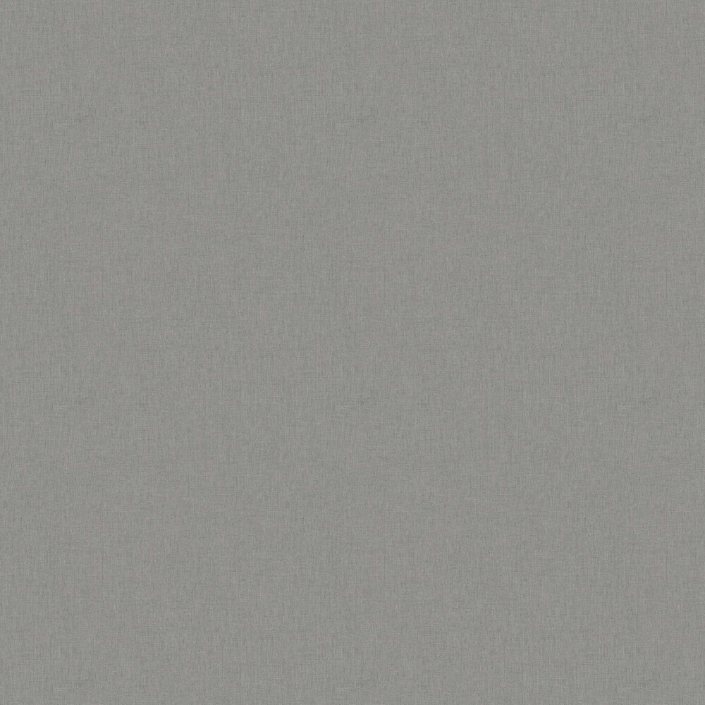 Linen Wallpaper - Mid Grey - by Caselio