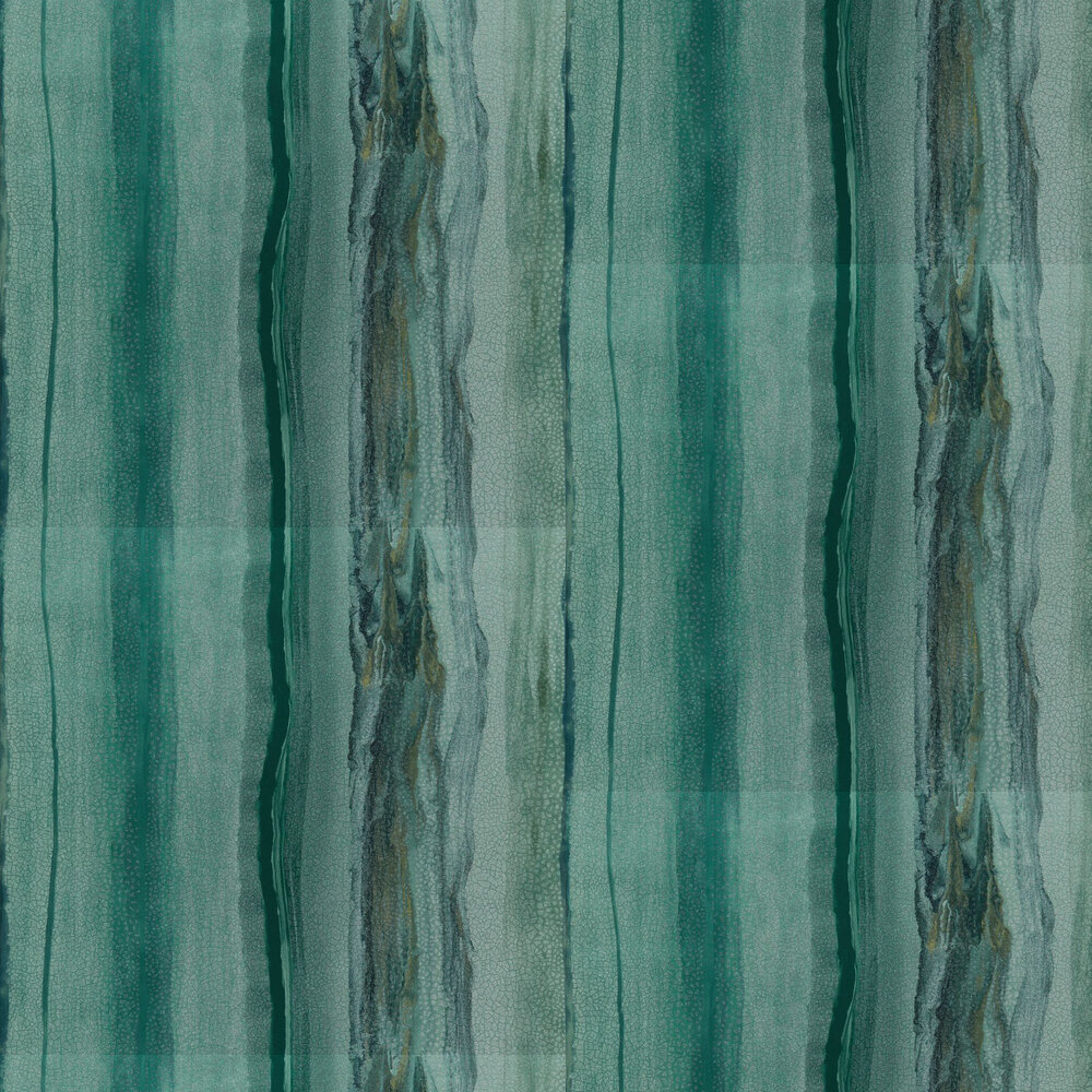 Vitruvius Wallpaper - Chrysocolla and Apatite - by Harlequin