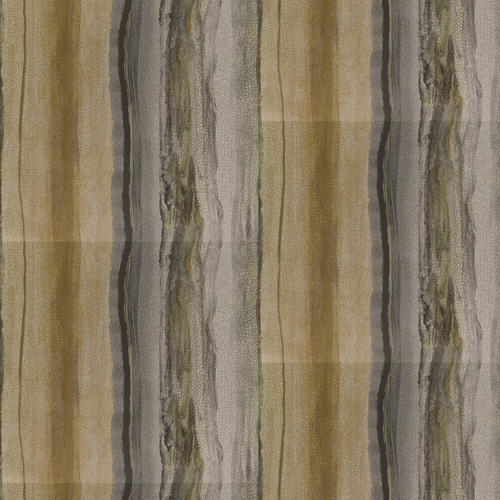 Vitruvius by Harlequin - Gold and Basalt - Wallpaper : Wallpaper Direct
