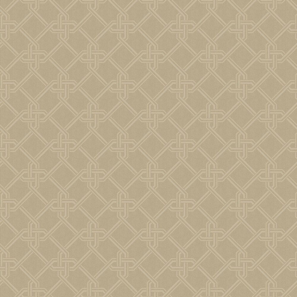 Gianni Foil Wallpaper - Champagne - by Arthouse