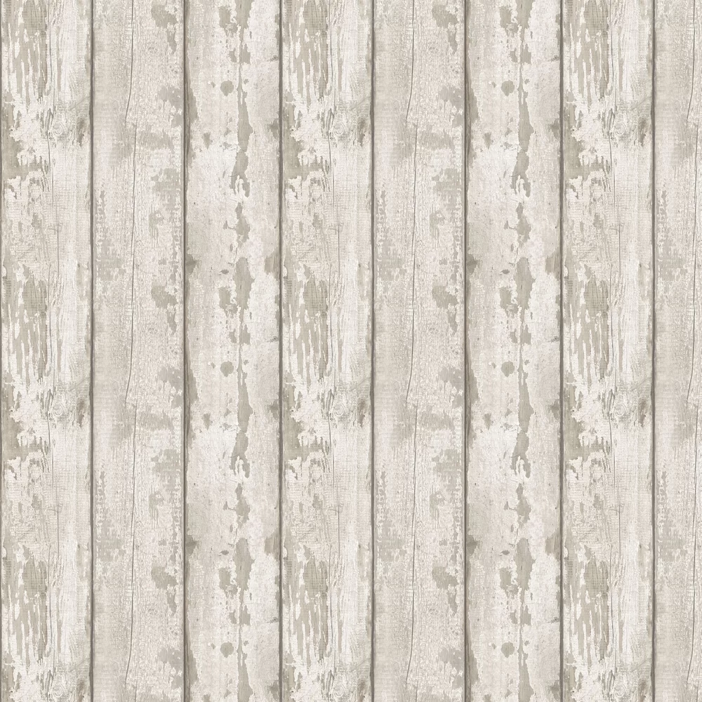 Arthouse Wallpaper White Washed Wood 694700