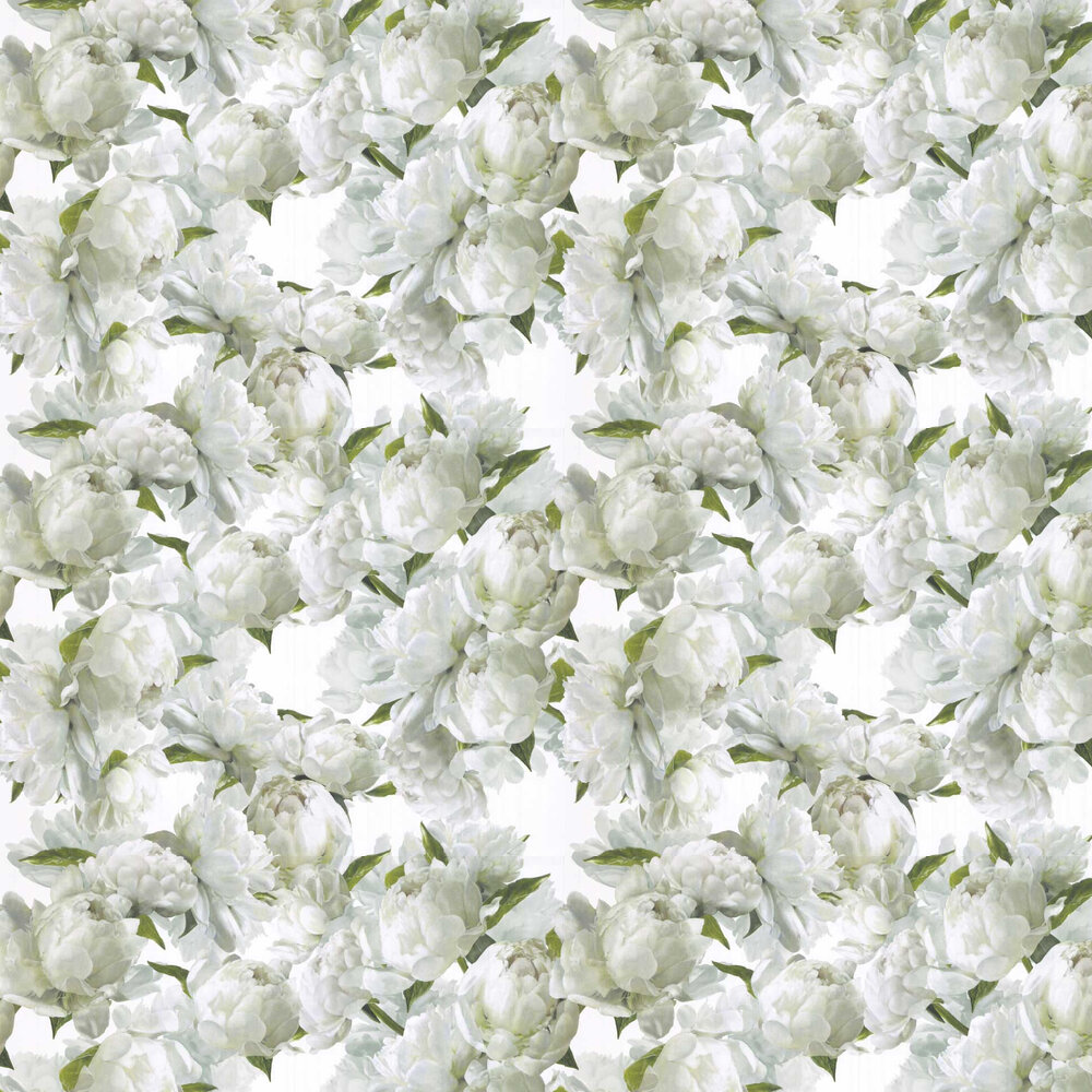 Peonia Wallpaper - Chartreuse - by Designers Guild