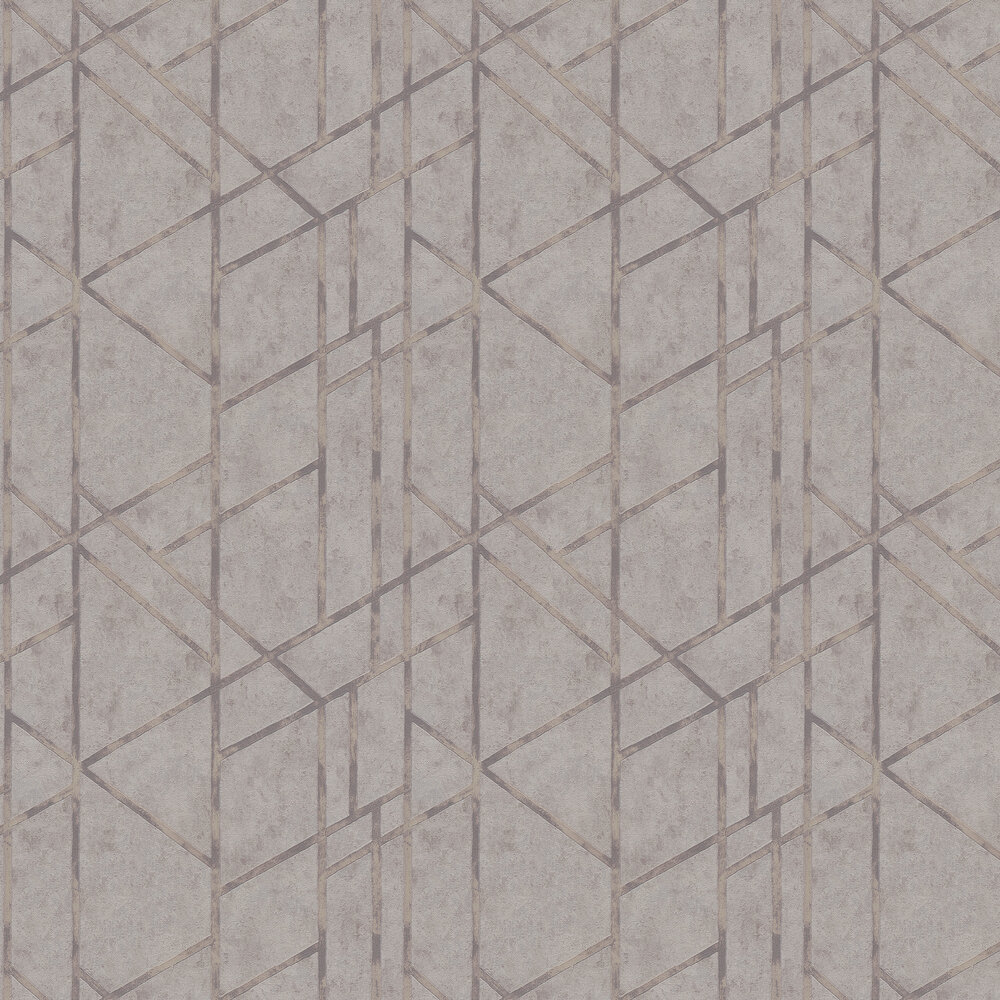 Geometric Wallpaper - Grey - by Metropolitan Stories