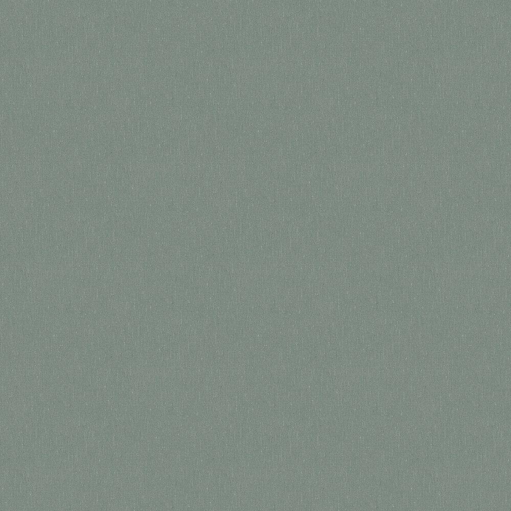 Linen Plain Wallpaper - Dark Jade - by Boråstapeter
