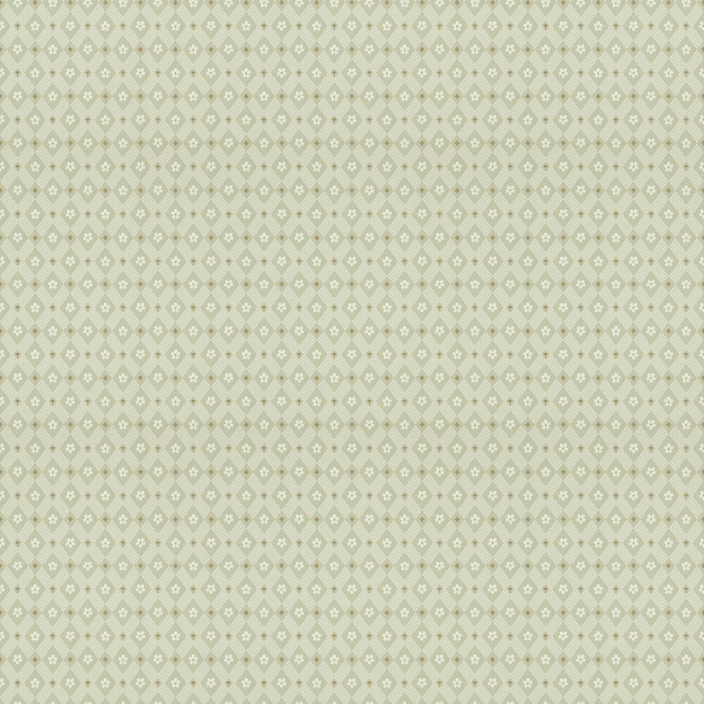 Kimono Wallpaper - Green - by Sandberg
