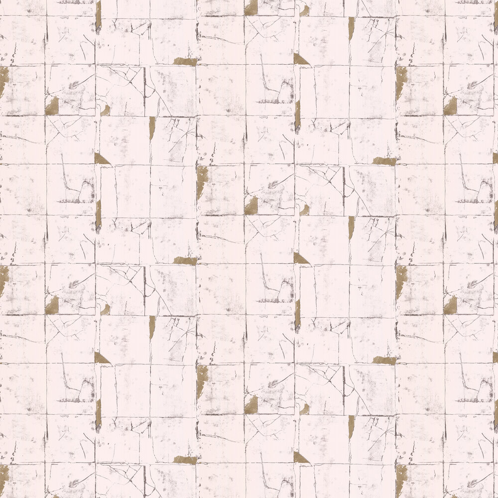 Faenza Tile Wallpaper - Stone - by Osborne & Little