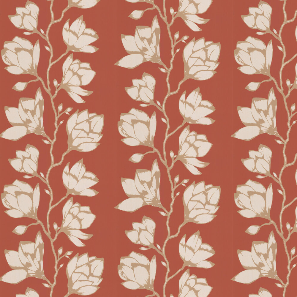 Lustica Wallpaper - Russett - by Harlequin