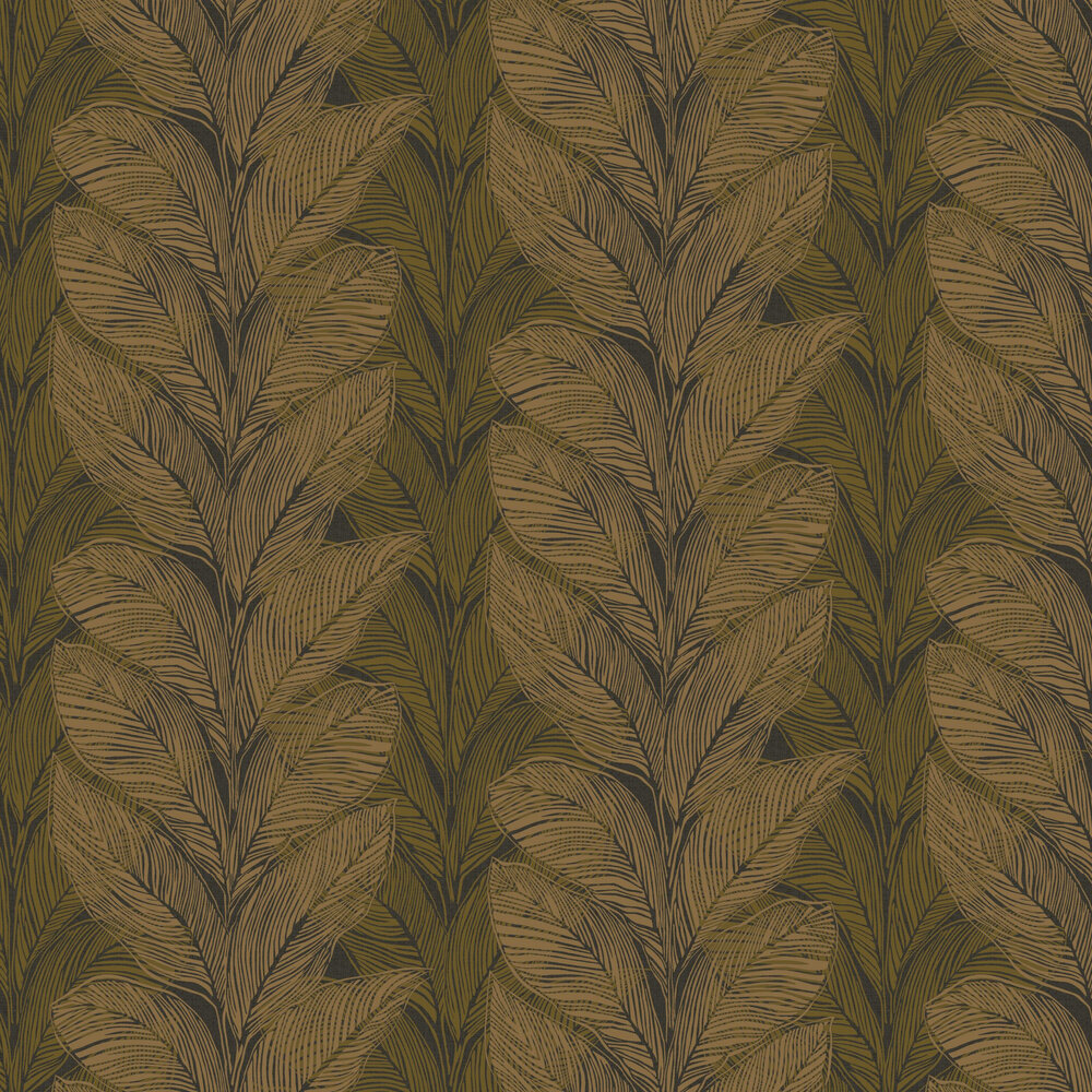 Urban Jungle Wallpaper - Green / Brown - by Engblad & Co