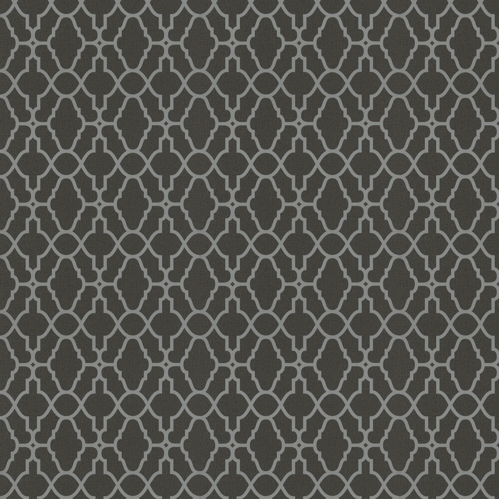 Casablanca Wallpaper - Charcoal - by Albany