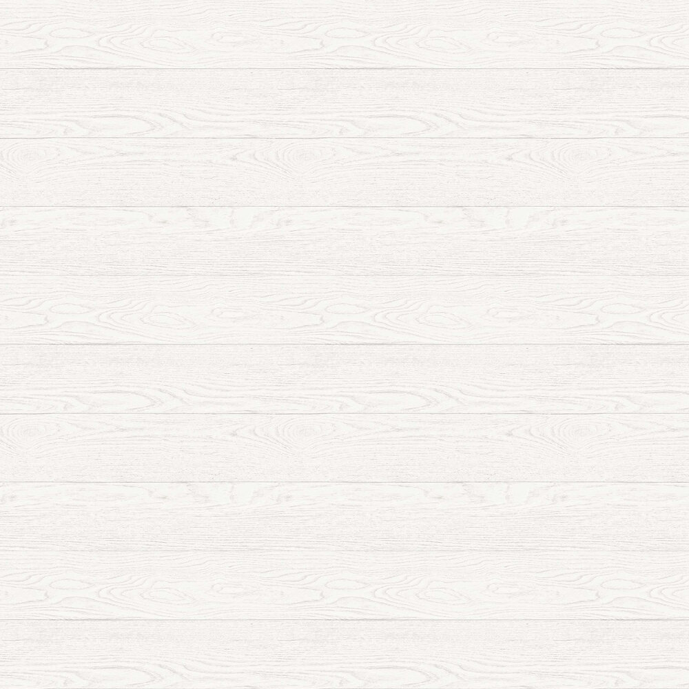 Horizon Plank Wallpaper - White - by Albany