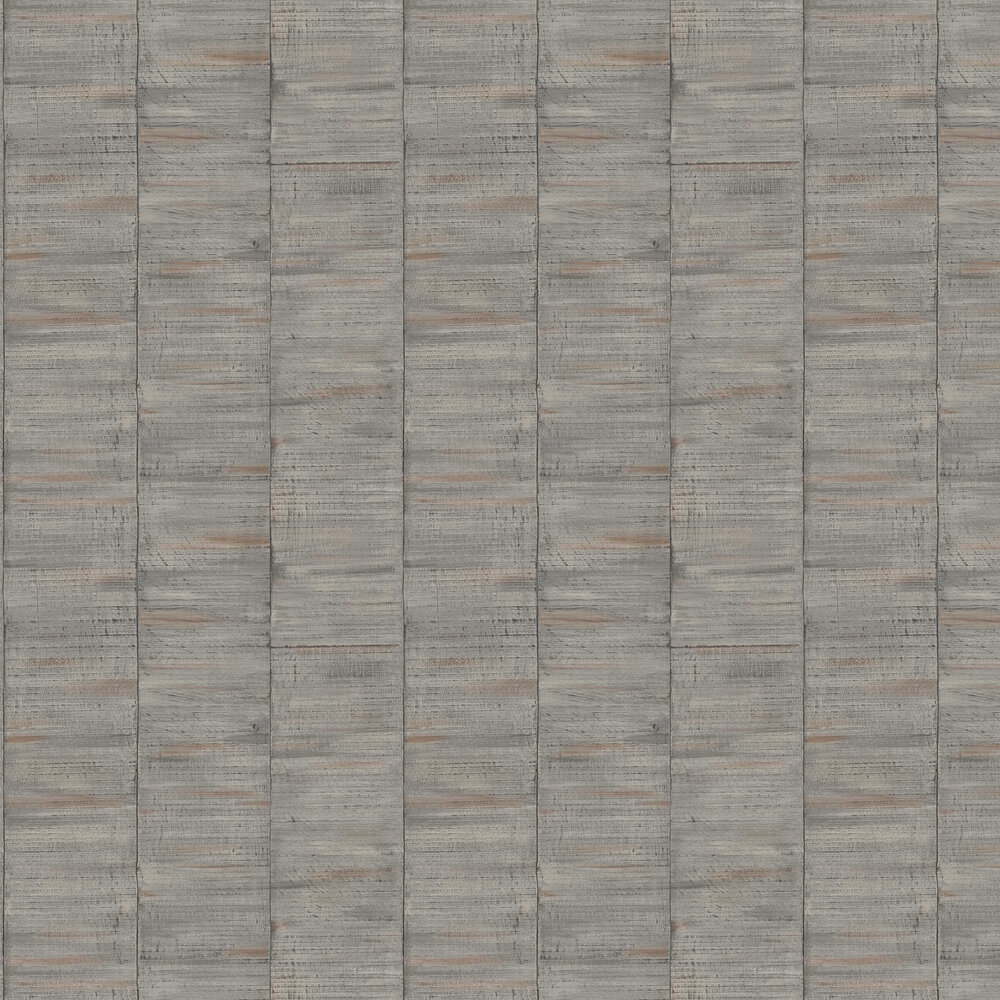 Sanded Wood Wallpaper - Grey - by Albany