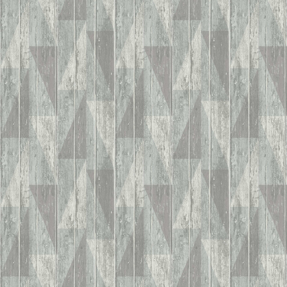 Geo Decking Wallpaper - Blue - by Albany