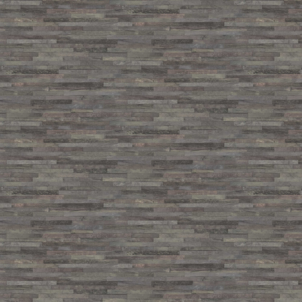 Fine Wood Effect Wallpaper - Charcoal Grey - by Albany