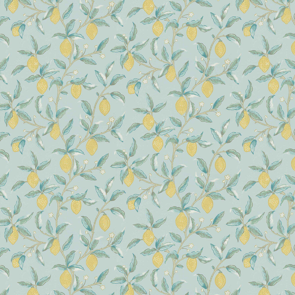 Lemon Tree Wallpaper - Wedgewood - by Morris