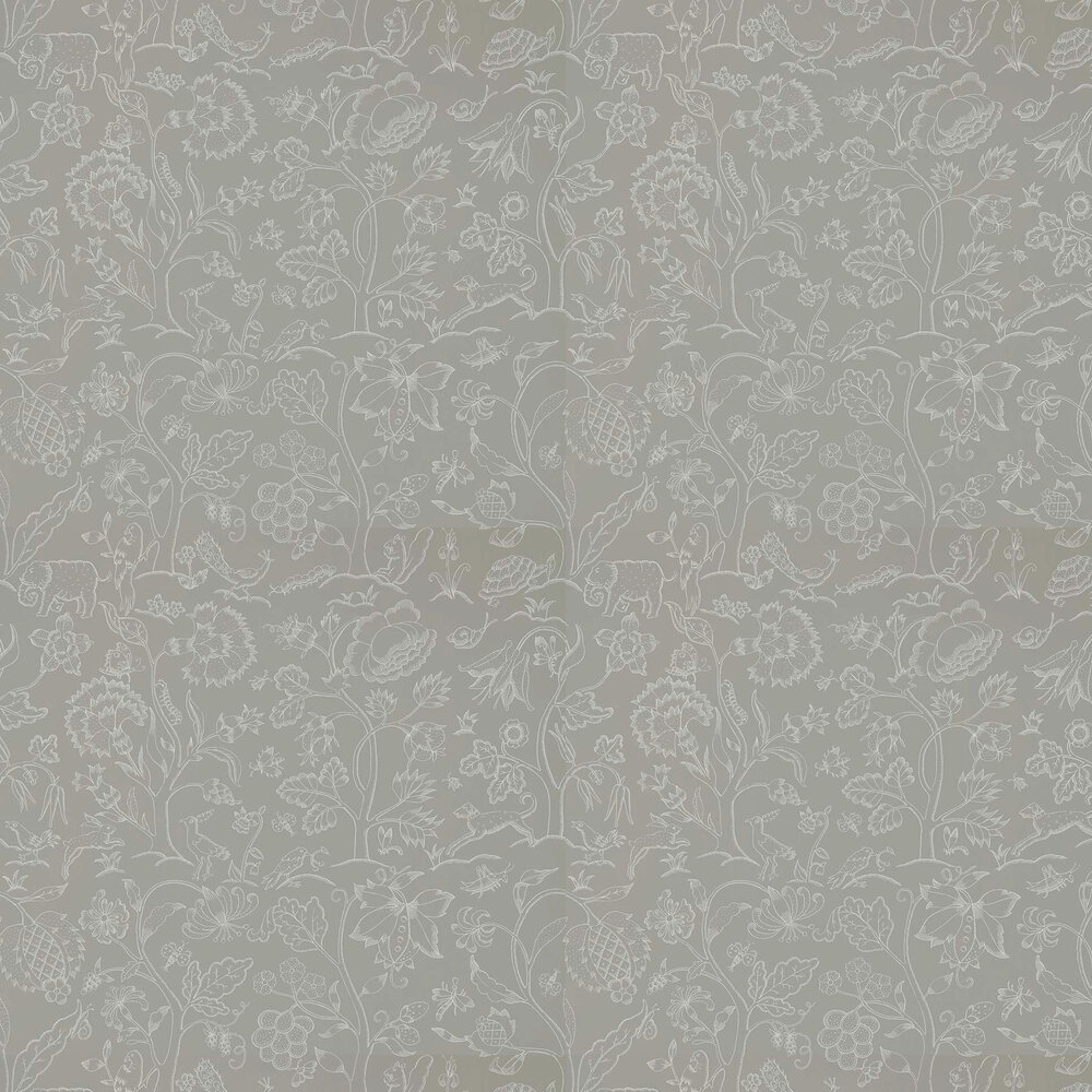 Middlemore Wallpaper - Linen Chalk - by Morris