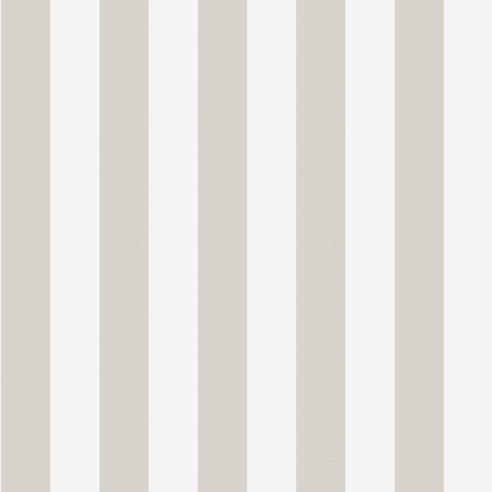 Orust Stripe Wallpaper - Taupe - by Boråstapeter