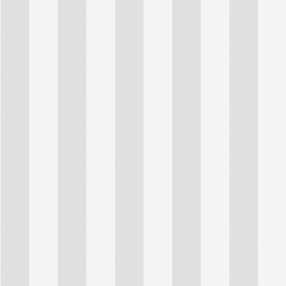 Orust Stripe Wallpaper - Light Grey - by Boråstapeter