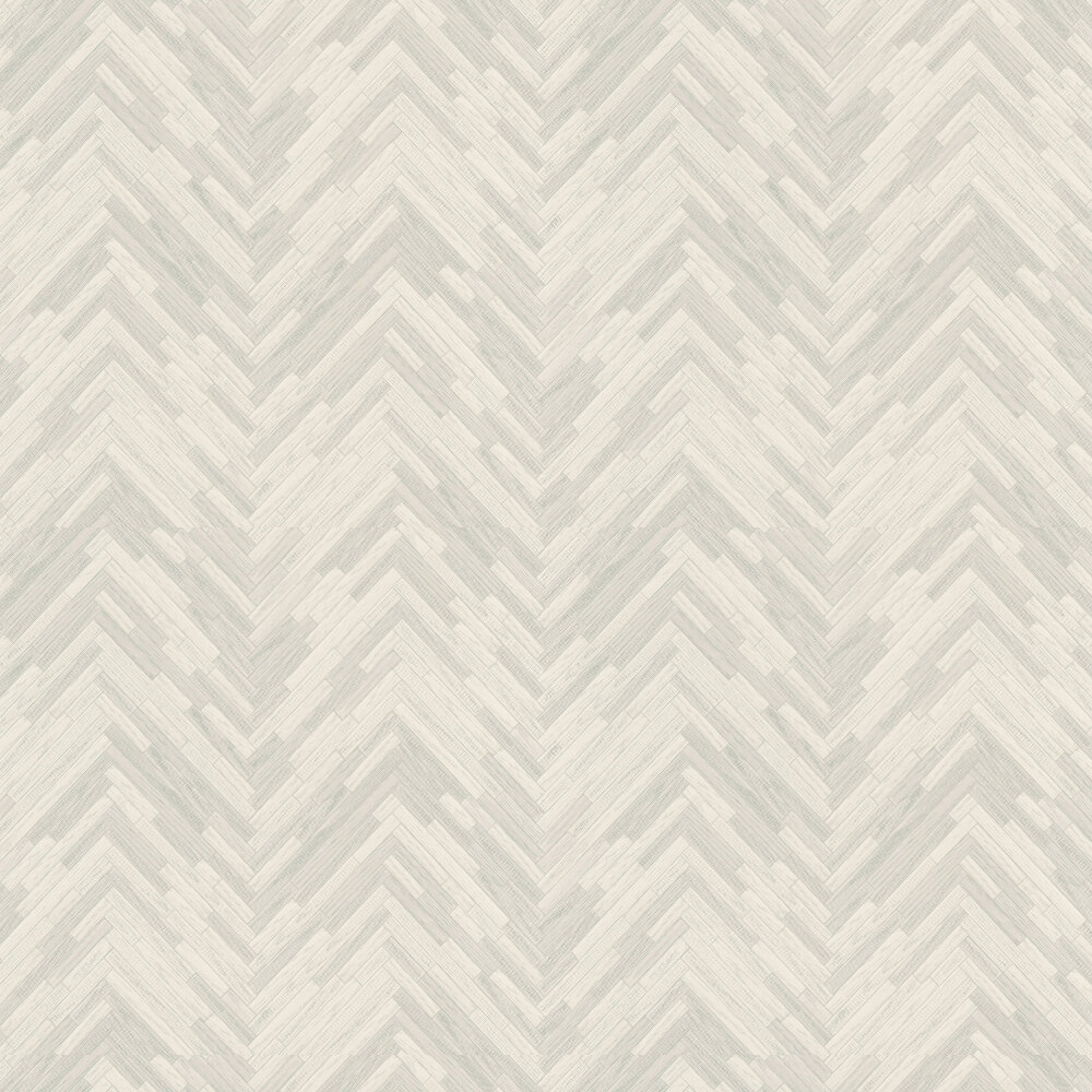 Eterno Tile Wallpaper - Beige and Grey - by Versace