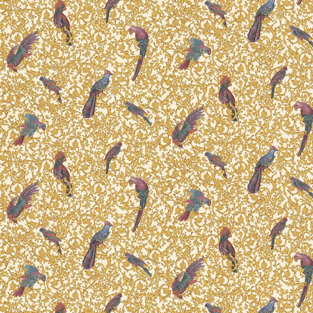 Versace Wallpaper Barocco Birds 37053-2
