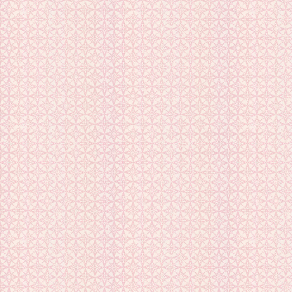 Star Tile Wallpaper - Pink - by Barneby Gates
