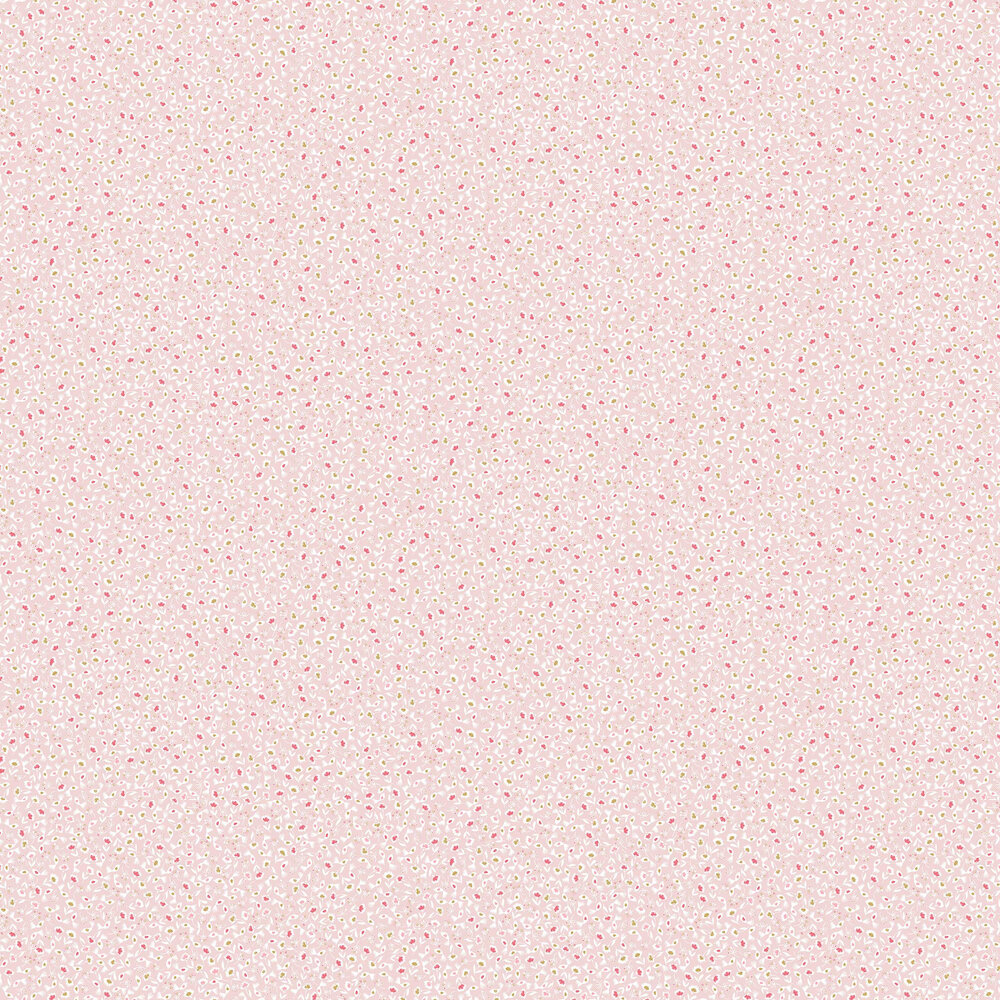 Bloom Baby Bloom Wallpaper - Pink and Gold - by Caselio