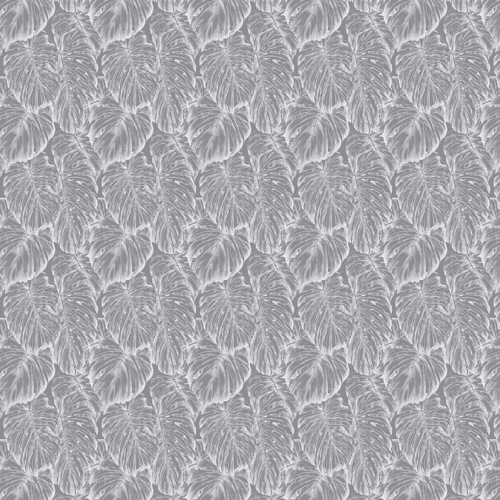 Tropical Wallpaper - Pewter - by Graham & Brown