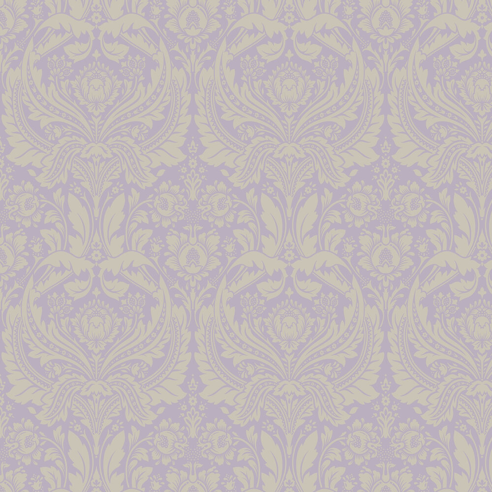 Desire Wallpaper - Lavender - by Graham & Brown