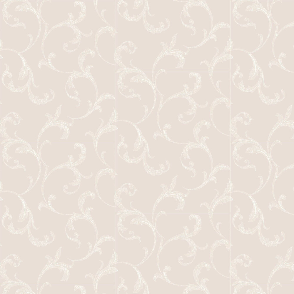 Baroque Bead Wallpaper - Champagne - by Graham & Brown
