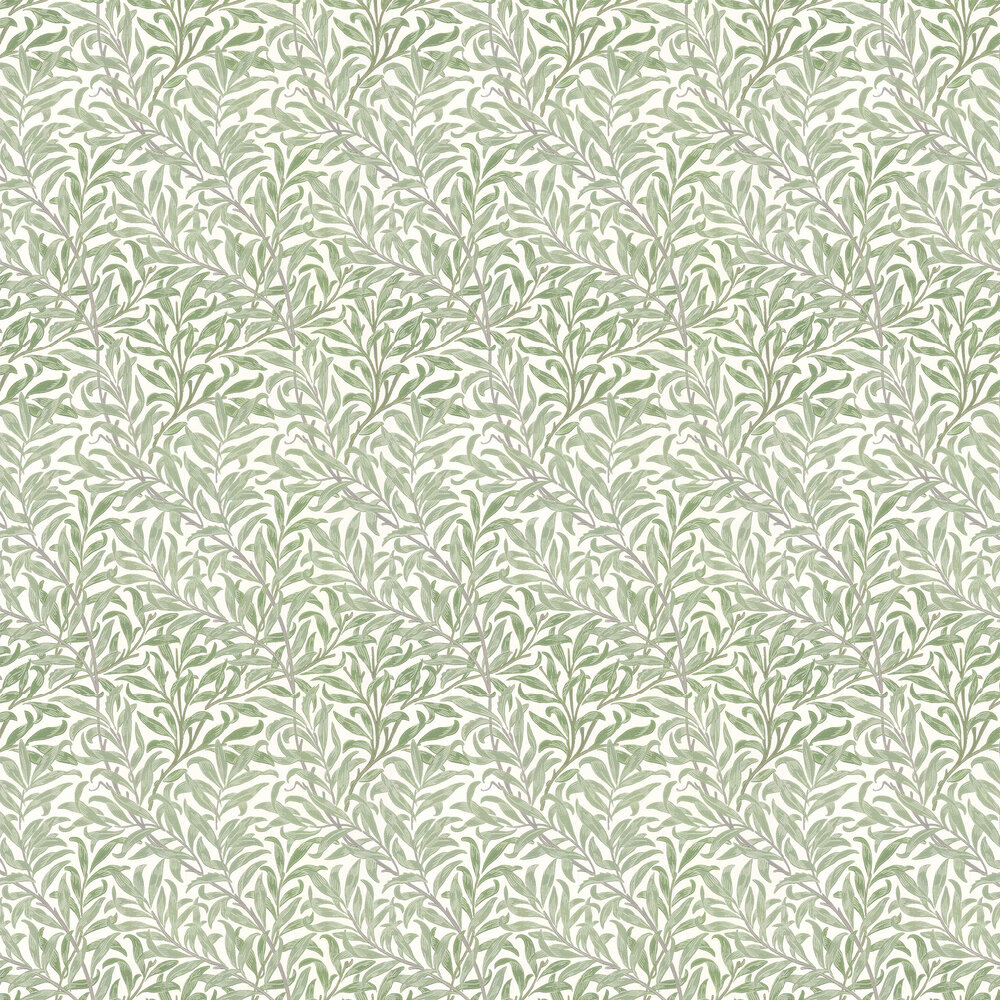 Willow Boughs Wallpaper - Willow / Ecru - by Morris