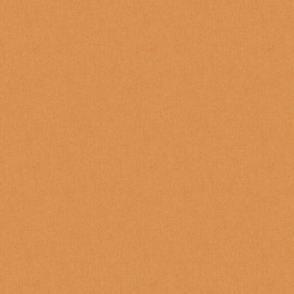 Linen Wallpaper - Medium Orange - by Caselio