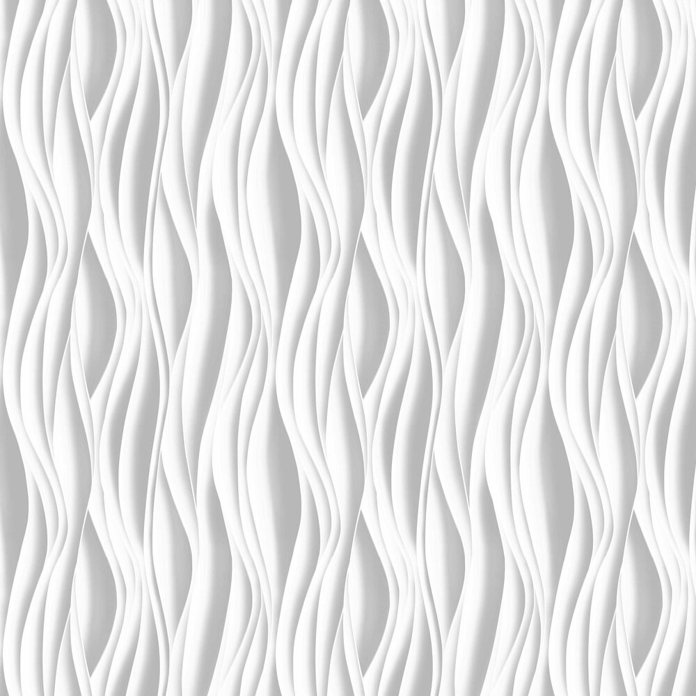 Sound Wave Wallpaper - Grey - by Graham & Brown
