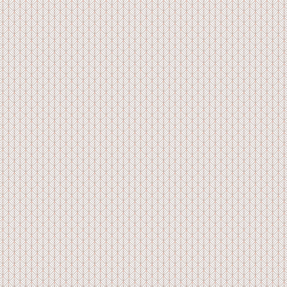 Mistinguett Wallpaper - Rose and Gold - by Caselio