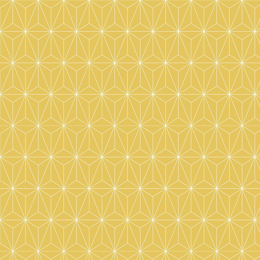 Prism Wallpaper - Yellow - by Graham & Brown