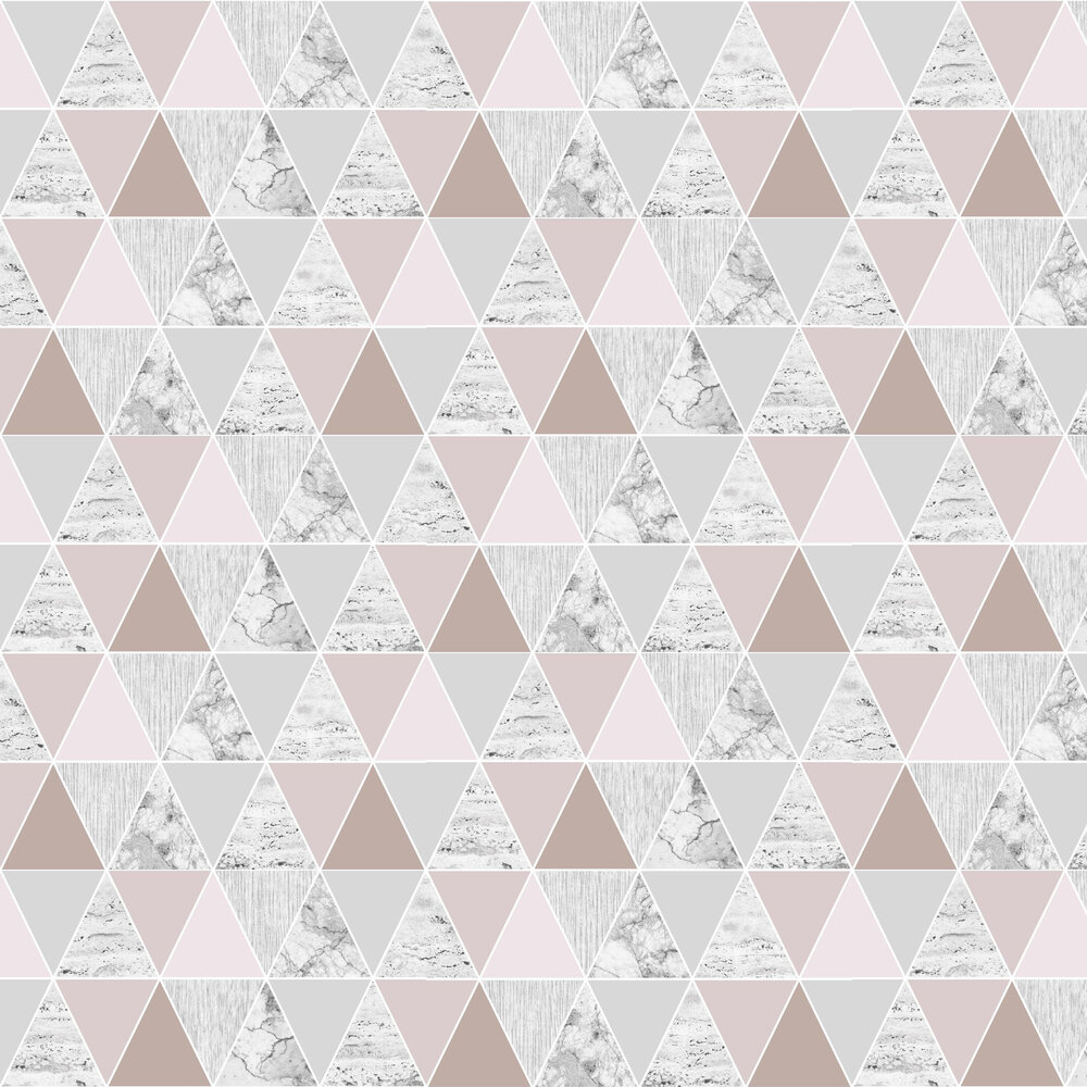 Reflections Wallpaper - Rose Gold - by Graham & Brown