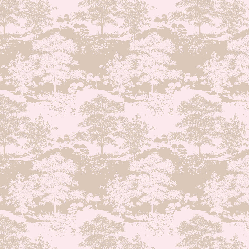 Meadow Wallpaper - Rose - by Graham & Brown