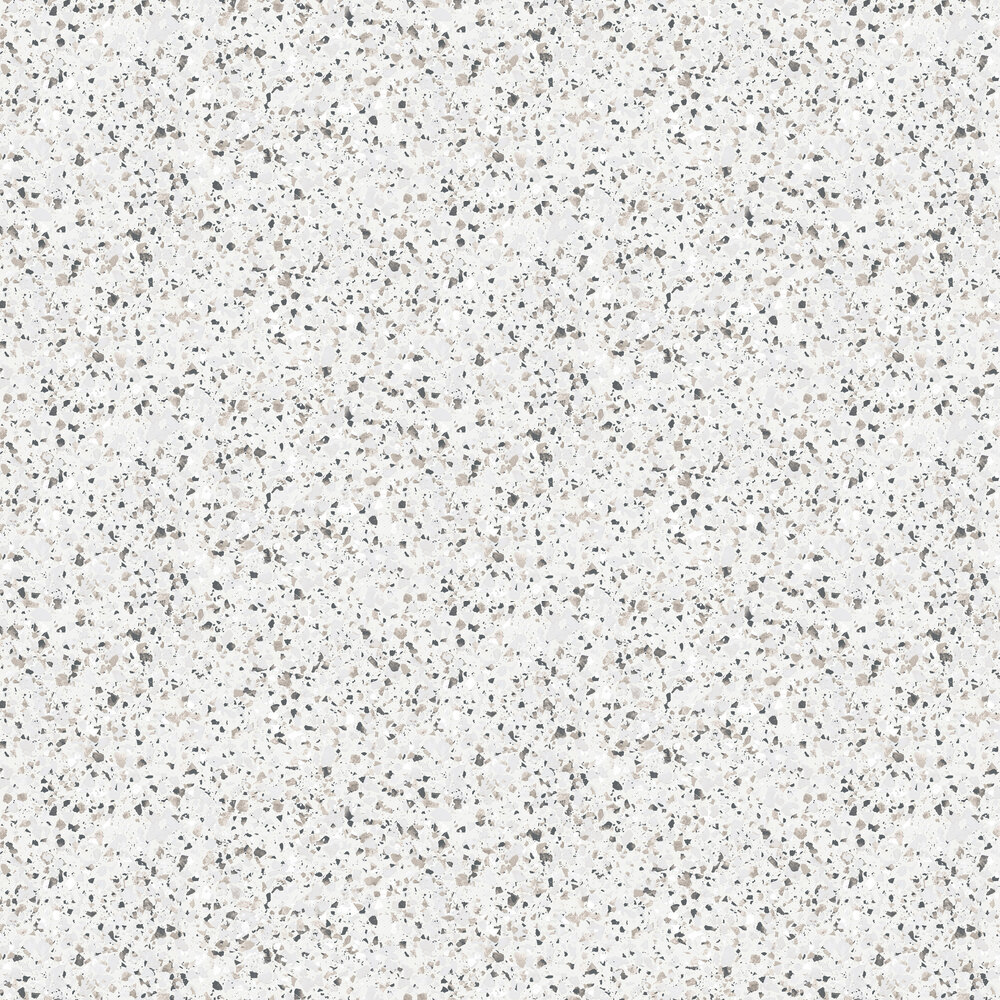 Polished Marble Chip Wallpaper - Warm Grey - by Galerie