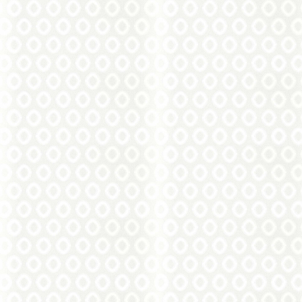 Tallulah Plain Wallpaper - Perfect White - by Zoffany