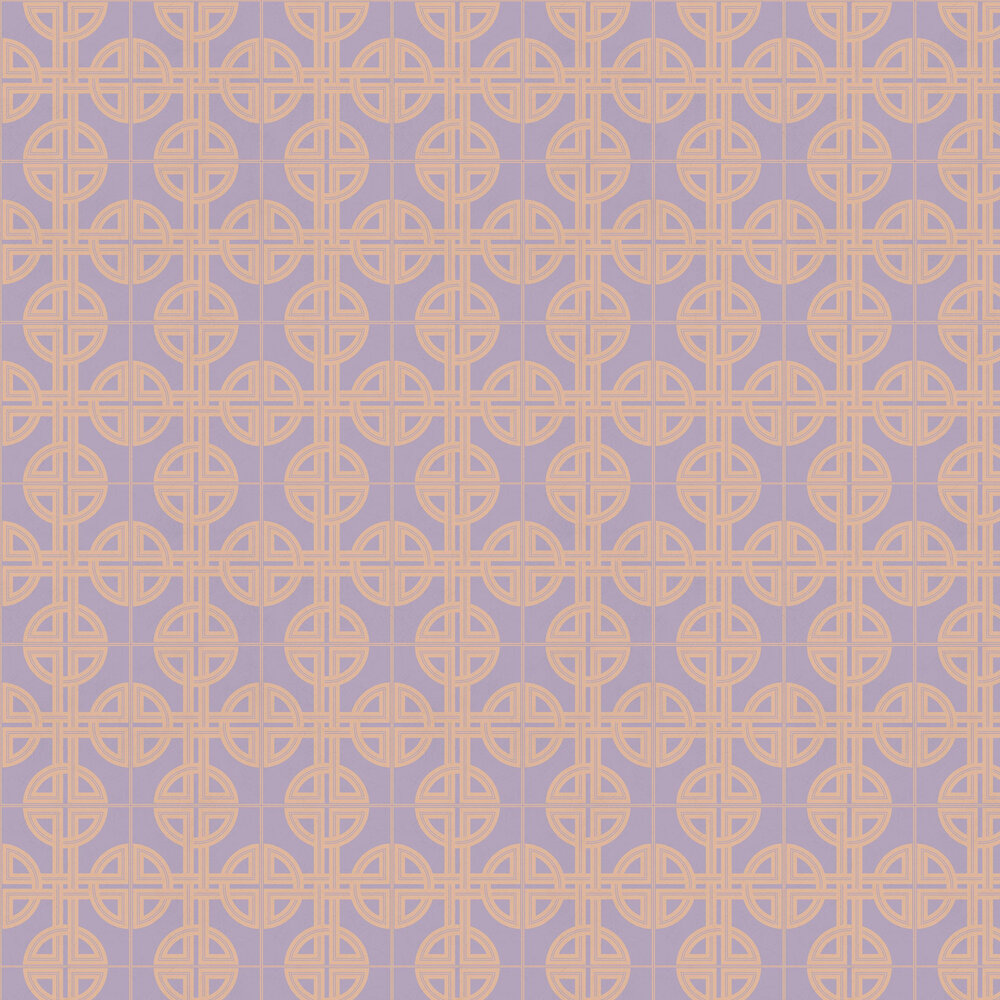 Asian Lattice Wallpaper - Blush - by Graham & Brown