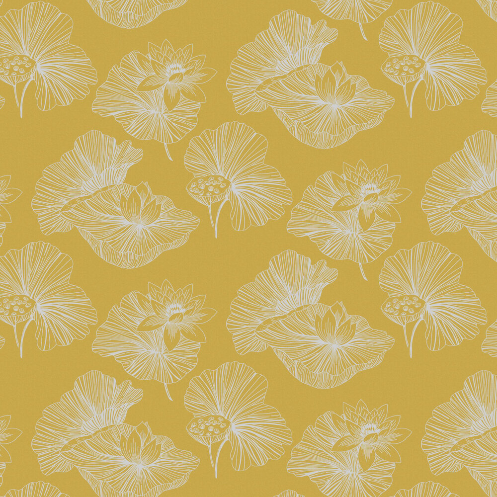 Lotus Wallpaper - Summer - by Graham & Brown