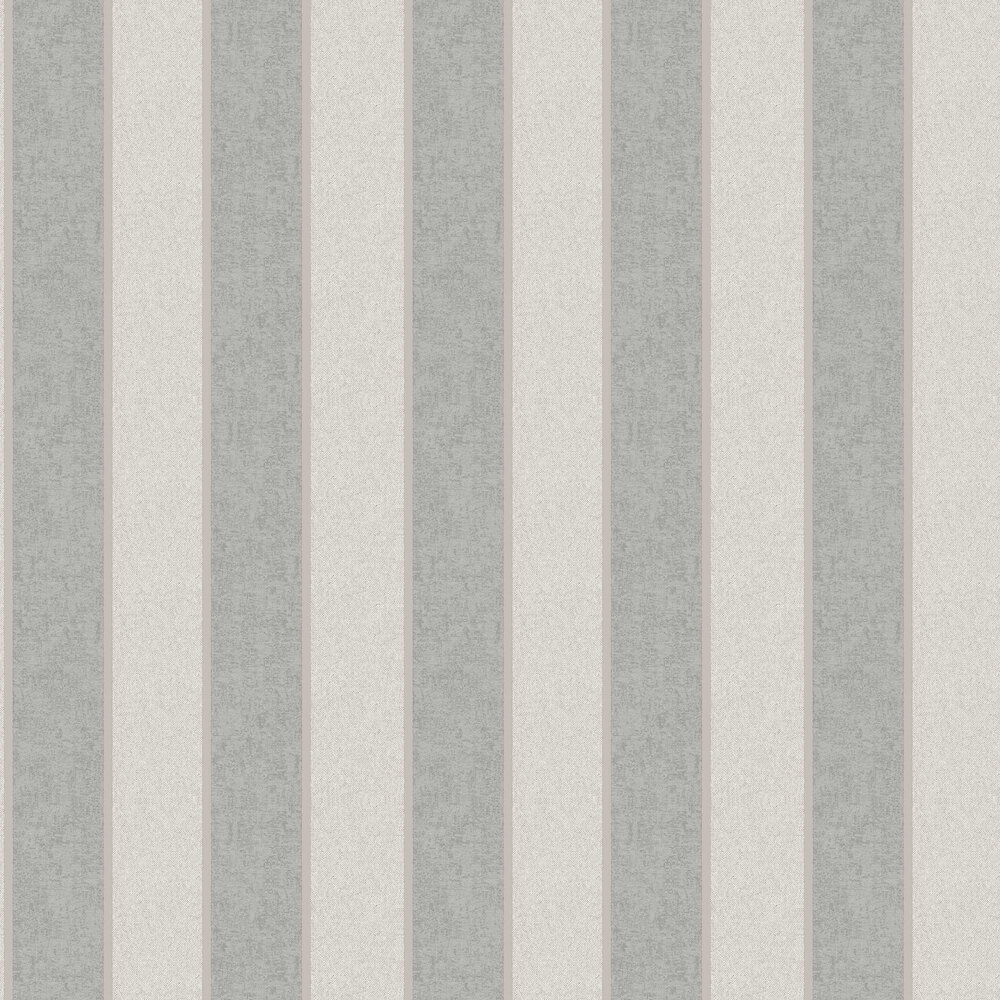 San Remo Stripe Wallpaper - Smoke - by Albany