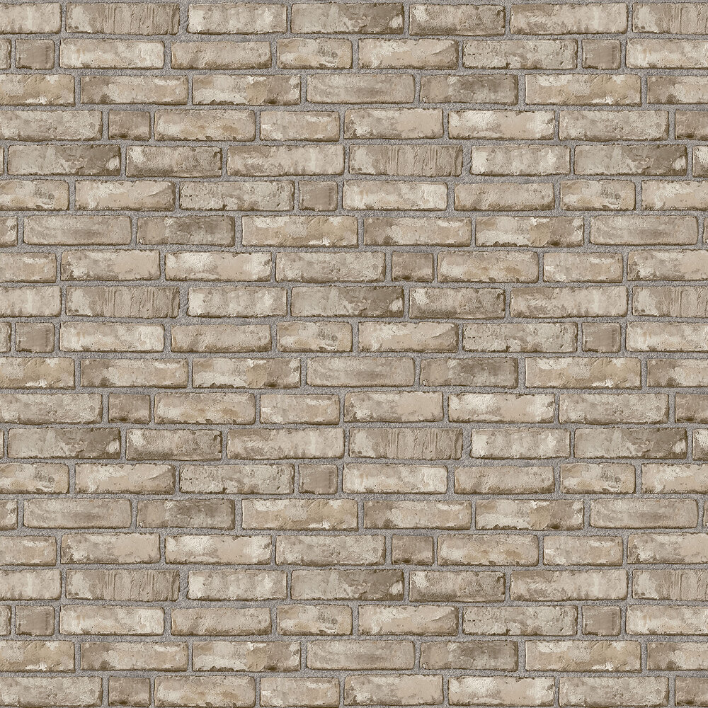 Original Brick Wallpaper - Natural - by Boråstapeter