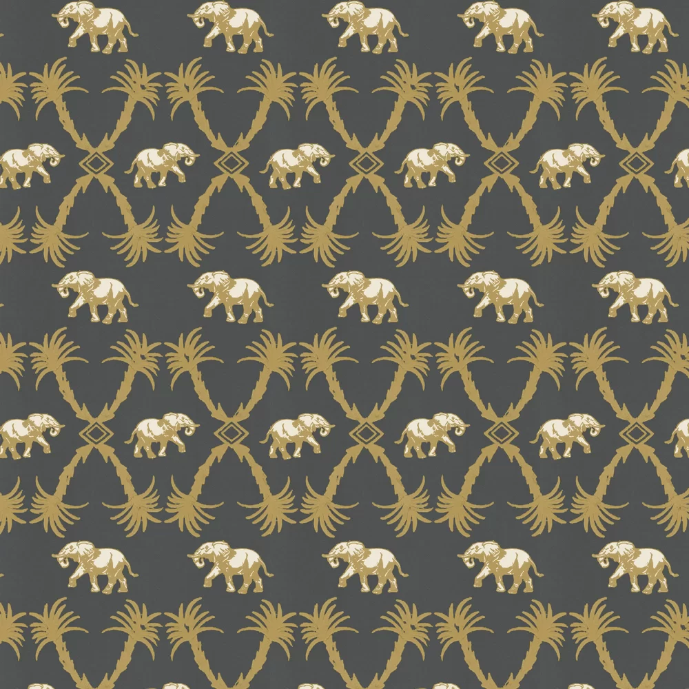 Barneby Gates Wallpaper Elephant Palm BG2100201