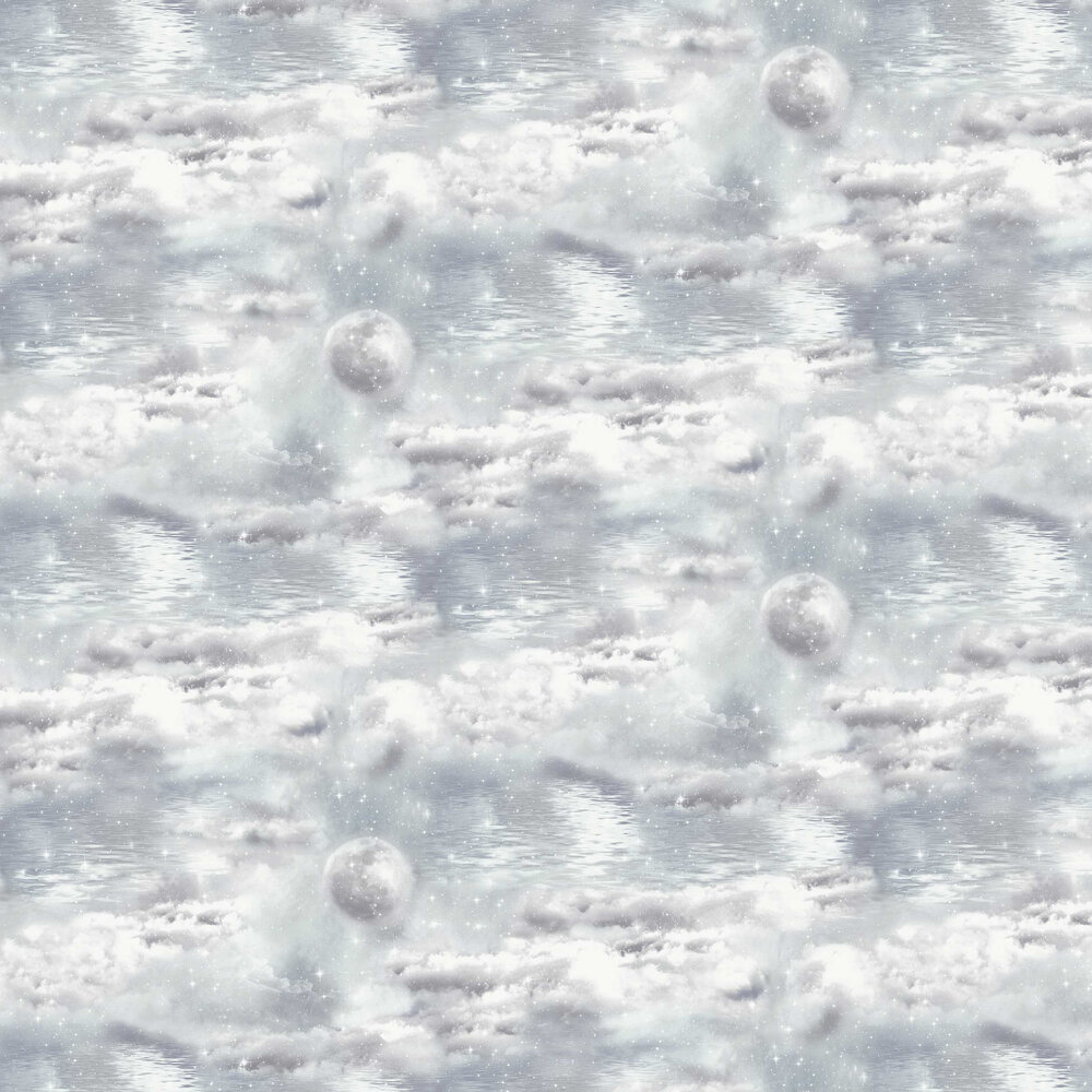 Watery Skies Wallpaper - Grey - by Arthouse